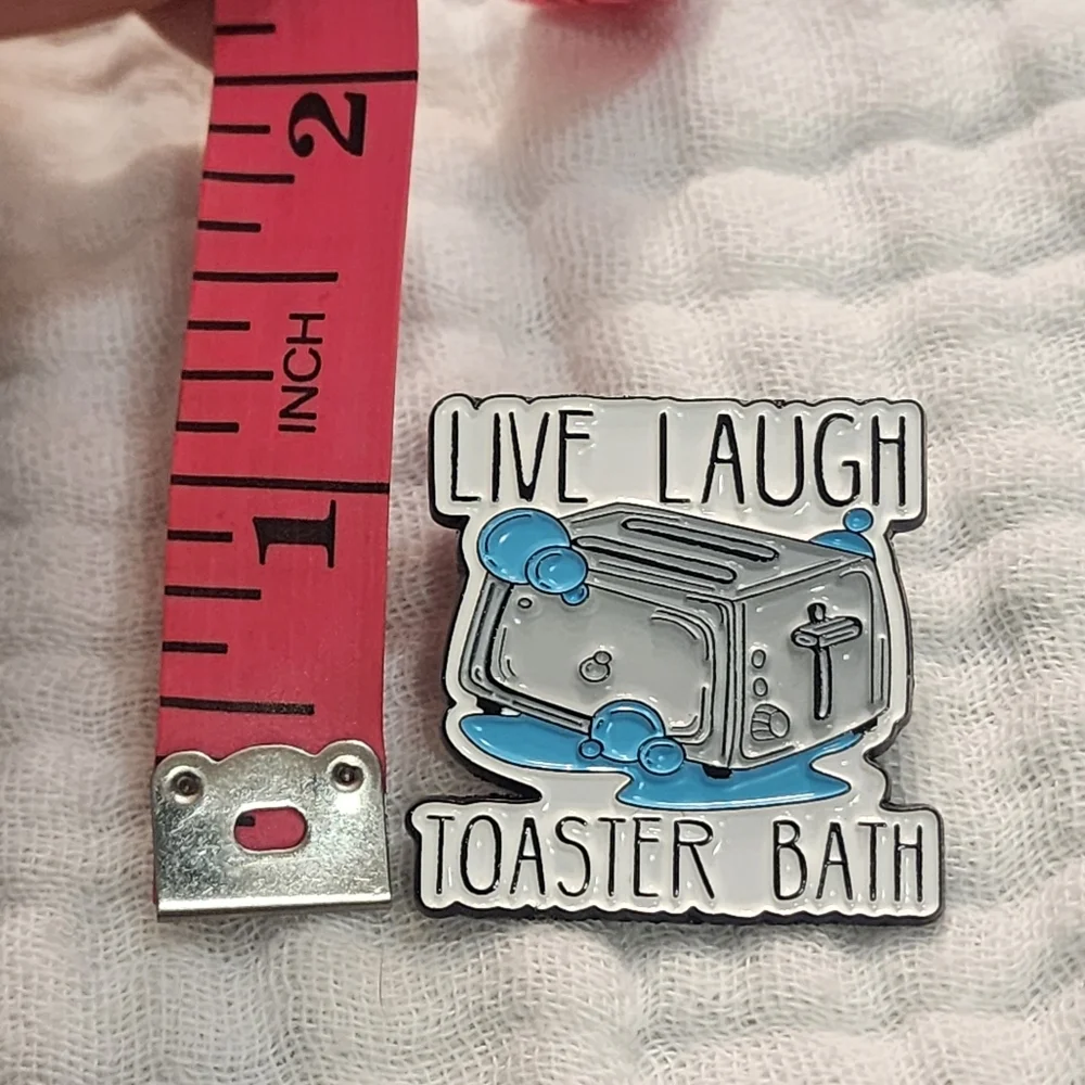3 for $15/ 5 for $20 Pin- Live Laugh Toaster Bath